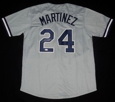 TINO MARTINEZ AUTOGRAPHED CUSTOM JERSEY (NEW YORK YANKEES) - JSA COA!