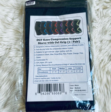 DCF Knee Compression Support Sleeve Medium Black
