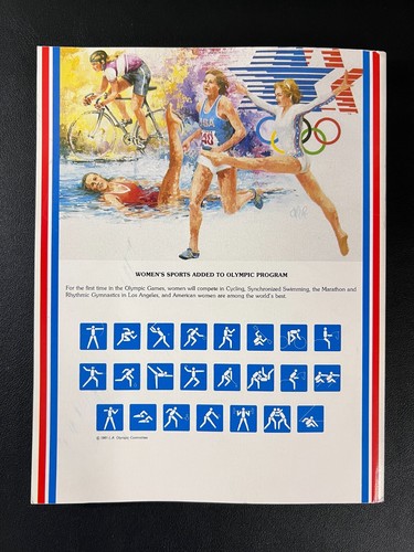 Vintage 1984 United States Olympic Team Media Guide / Record Book - Picture 3 of 3