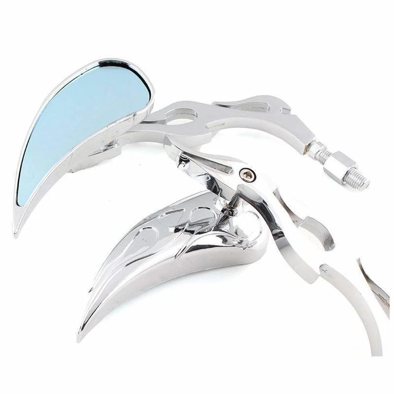 Espejos retrovisores cromados para motocicleta Honda Shadow Spirit Aero Ace VT 750 1100 Foto 4 de 4