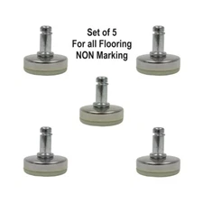 #185 -Low Profile / Short Glides for Chairs, Tables or Furniture ( Set of 5 ) 📦
