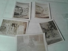 5 WWII WW2 era photos servicemen landscape overseas military original 1940's L
