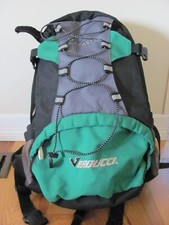 Verducci Green Black Skates Back Pack 20"H x 10"W x 5" D Vintage CH