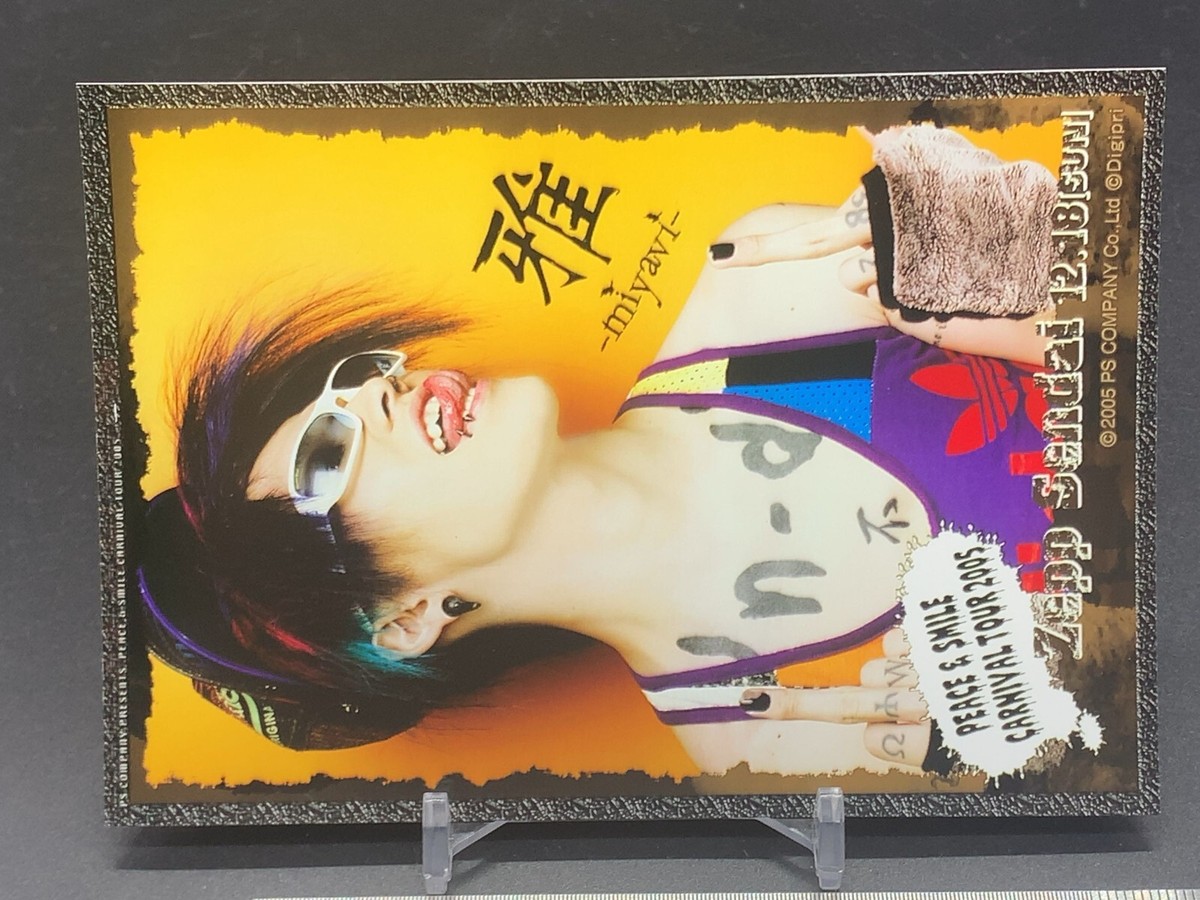 Miyavi Post Card Peace and Smile Carnival Tour 2005 Zepp Sendai | eBay