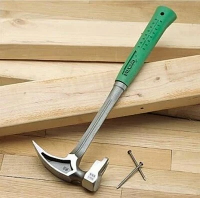 Stewart Framing Hammer Milled Face  20 oz. Steel Construction with PVC handle - Image 1 of 2