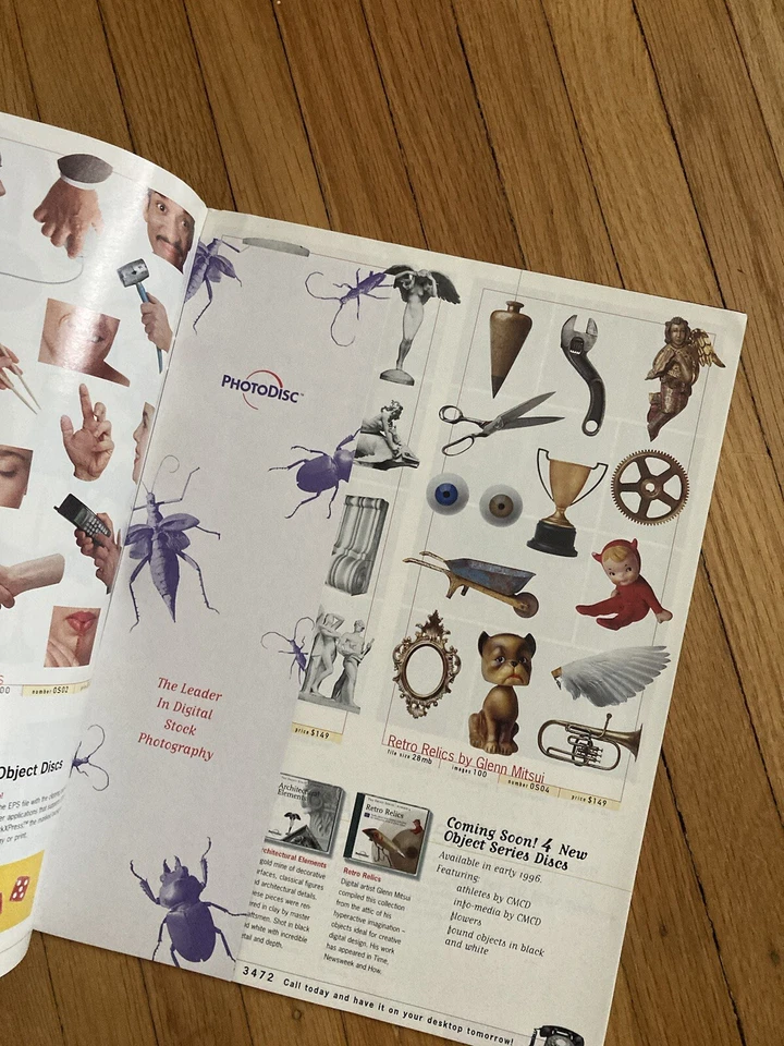 PhotoDisc Fotos de Stock Libres de Derechos Catálogo de Productos Folleto Publicidad  1995 Foto 4 de 4