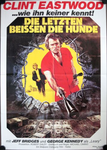 Die Letzten beißen die Hunde Filmposter A1 Thunderbolt and Lightfoot Eastwood - Picture 1 of 1