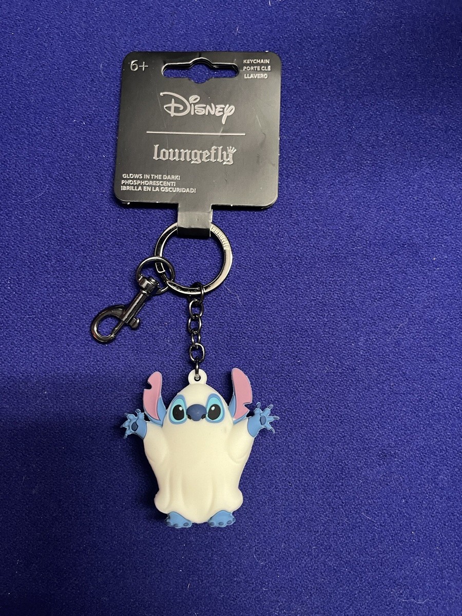 Loungefly Disney Stitch Ghost Glow In The Dark 3D Keychain  display picture 3