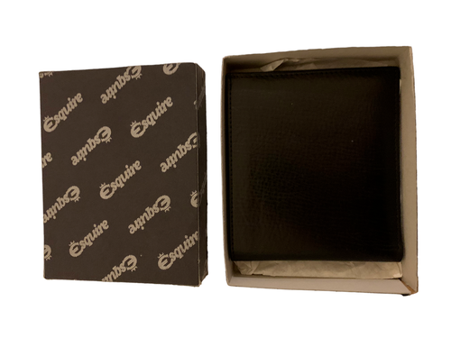 Esquire Men's Leather Wallet Purse Leather NEW TY1 - Picture 2 of 3