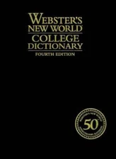 Websters New World College Dictionary Leather, Thumb Indexed - VERY GOOD
