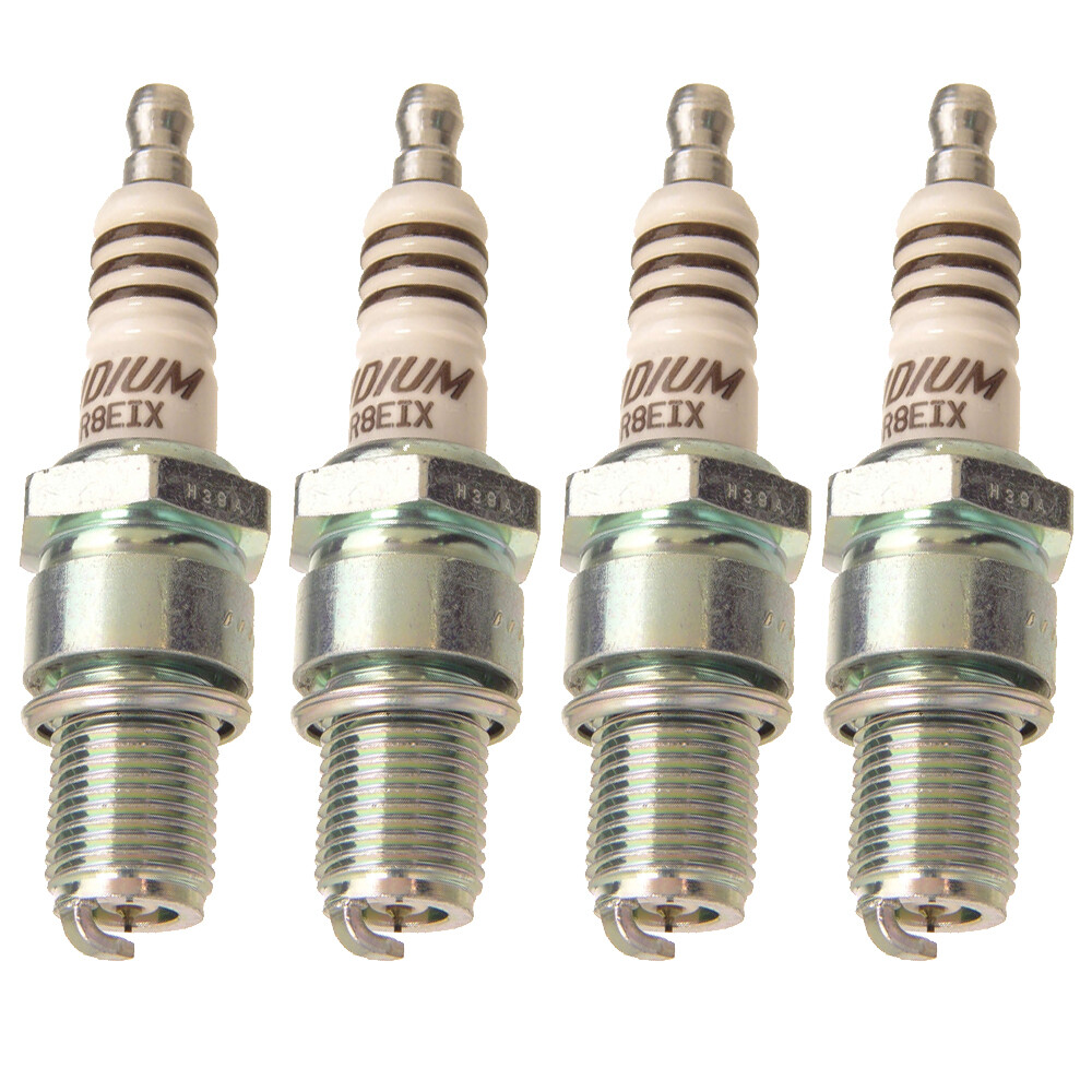 NGK Set of 4 Iridium IX Spark Plugs Fine Wire For Renault Fuego R17 1.6l L4