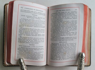1882 L'IMITATION de JESUS CHRIST in FRENCH antique | eBay