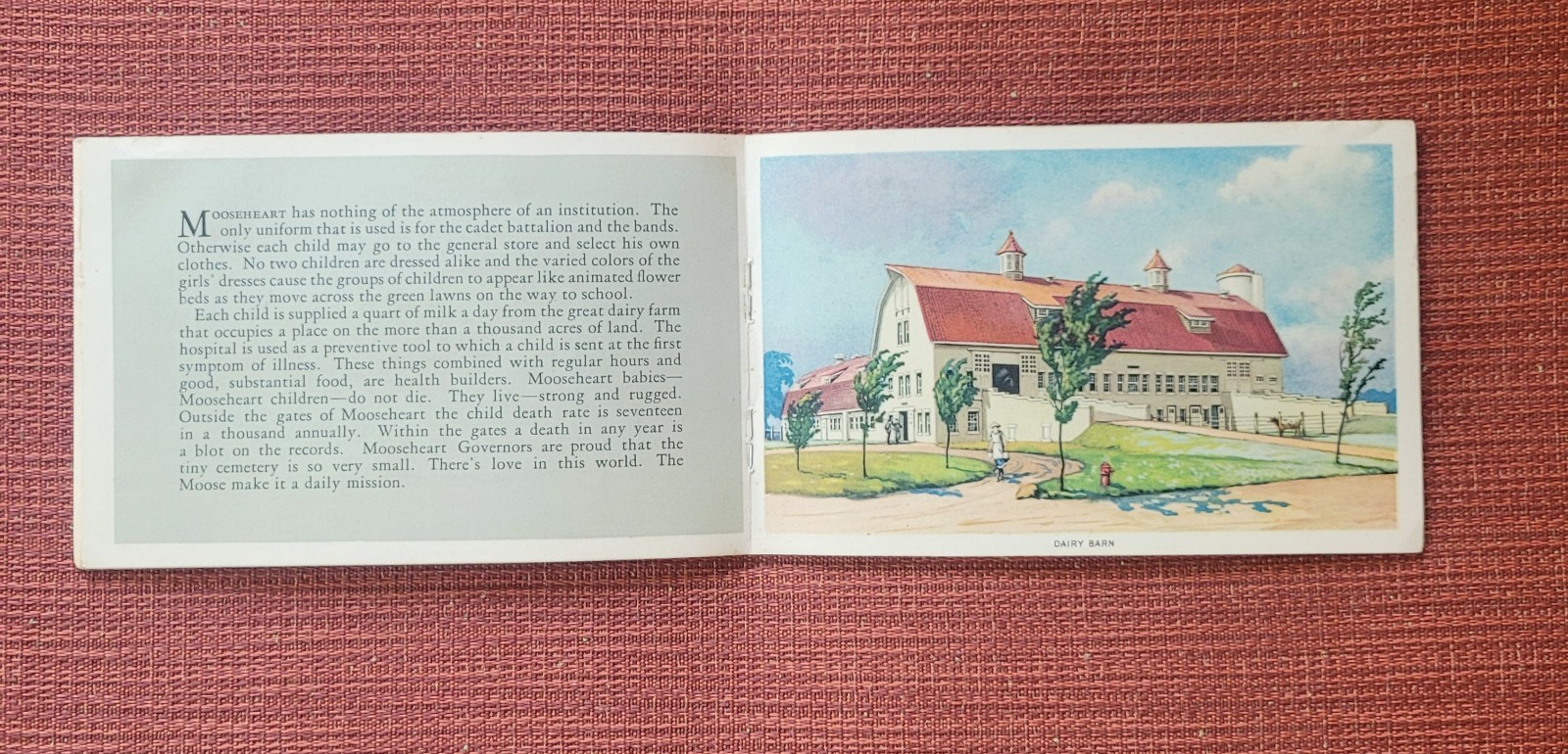 Vtg 1920's A Visit To Mooseheart & Moosehaven School for Children Booklet LOOM