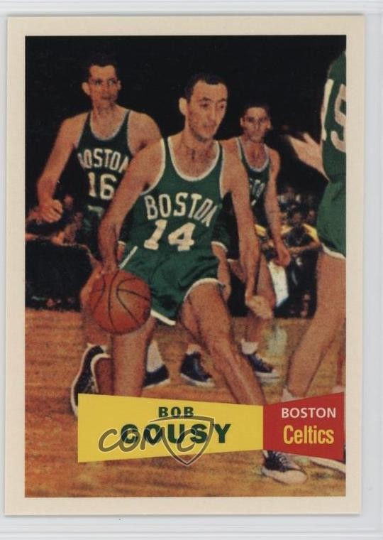 1996 Topps Stars Reprints Bob Cousy #10 HOF 5xh