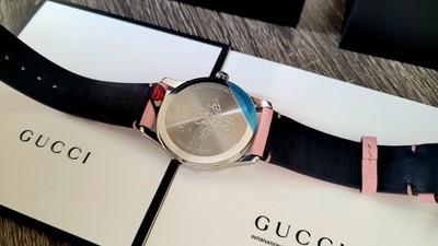 Gucci G-Timeless 126.4 YA1264075 Kingsnake Quartz Stainless Unisex