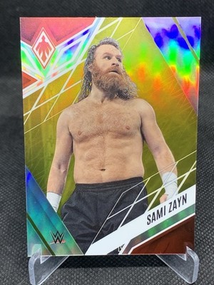 Sami Zayn 2023 Panini Chronicles WWE Phoenix Gold Prizm #323 /10