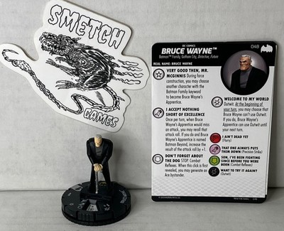 BTAS 048 Bruce Wayne Rare - DC Heroclix - Batman the Animated Series 2018