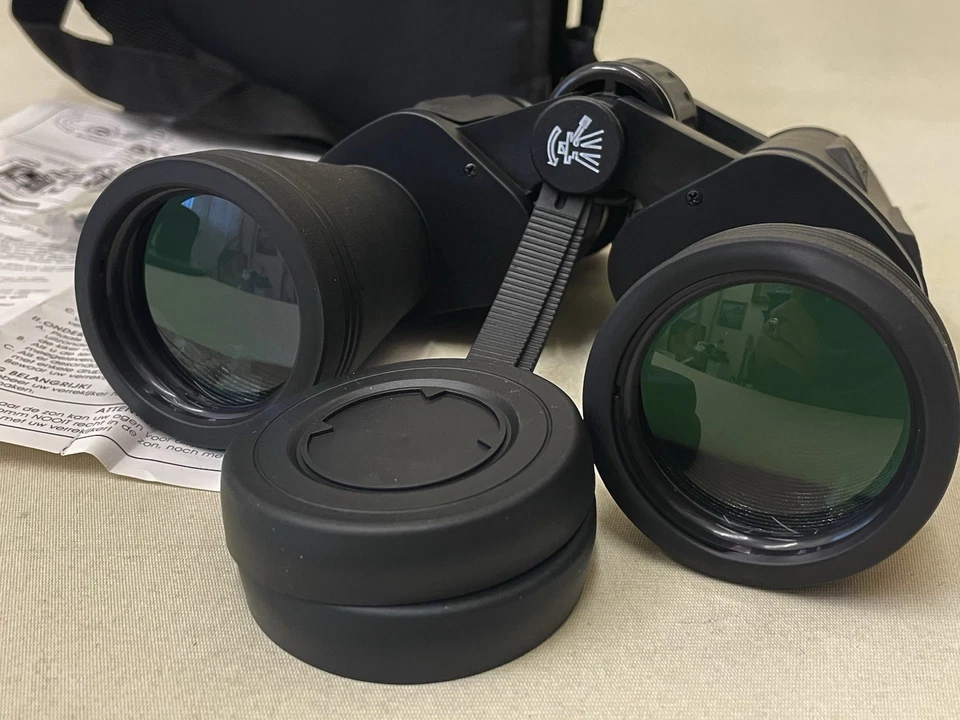 FEIRSH 10×50 Binoculars & Soft Storage Bag, Neck Strap & Instructions - Image 4 of 4