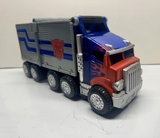AWESOME 2006 Optimus Prime Battle Rig Blaster 2 In 1 Nerf Gun Truck 15"