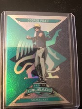 2025 Panini Crusade Cooper Pratt NO. 20 53/199 Green Prizm Milwaukee Brewers RC