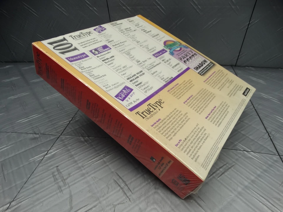 LaserTools Corp TrueType para WordPerfect V2.1 OEM 3,5 pulgadas software de colección RARO Foto 3 de 4