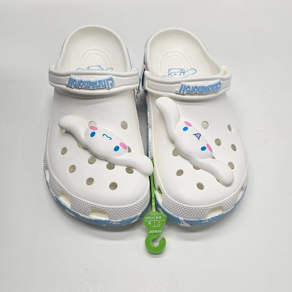 NEW! Crocs Hello Kitty & Friends Cinnamoroll Slip-On Rubber Clogs W13/M11 - Image 2 of 4