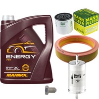Mann Inspektionspaket Filterset 5L Mannol Energy 5W-30 FüR Skoda Felicia I 1.3
