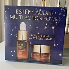 Set of Estee Lauder Advanced Night Repair Serum 0.24oz + Eye Gel-Creme .17oz NEW