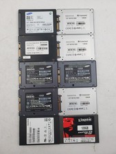 MIX LOT OF 10  ||  120GB  MIX BRAND  INTERNAL SSD SOLID STATE DRIVE (SSD368)