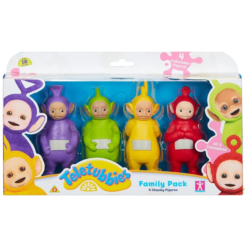 New Teletubbies 4 Chunky Figures Family Pack