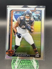 2023 Topps Chrome Roschon Johnson Refractor #55 Chicago Bears