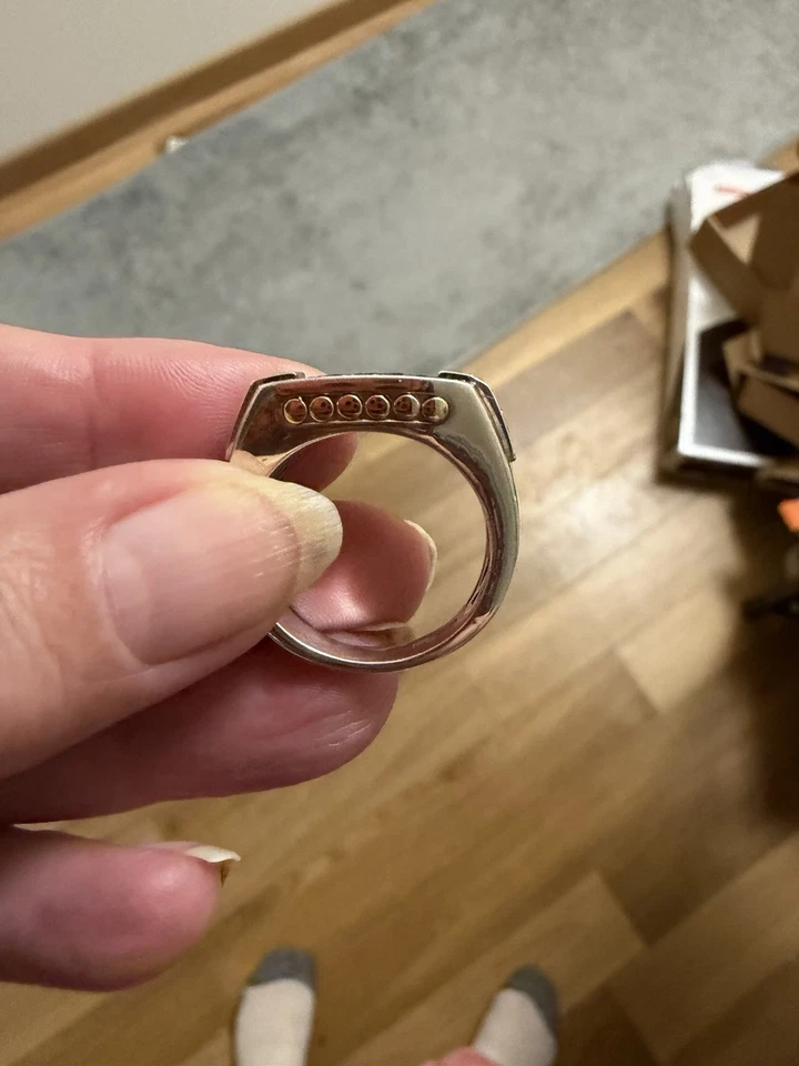 Effy Sterling Silver Black And White Sapphire - Image 3 of 3