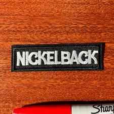 Nickelback Patch Music Grunge Alt Pop Rock Alt Metal Embroidered Iron On 1x3.25"