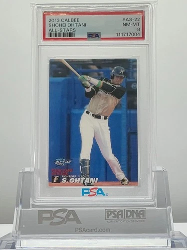 SHOHEI OHTANI 2013CALBEE ALL-STAR BATTING #AS-22 PSA8!LOWPOP!(RC)