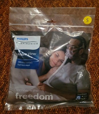 Philips Respironics Amara View Minimal Contact  Full Face Mask Small S New