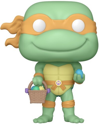 Funko Pop!: Tortugas Ninja Adolescentes Mutantes Pascua - Miguel Ángel con Vasco de Pascua - Imagen 1 de 2