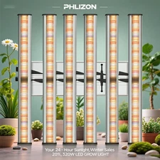 Phlizon BAR-4000W Pro Grow Light 6 Bars UV IR for Veg Bloom Stage Energy Saving