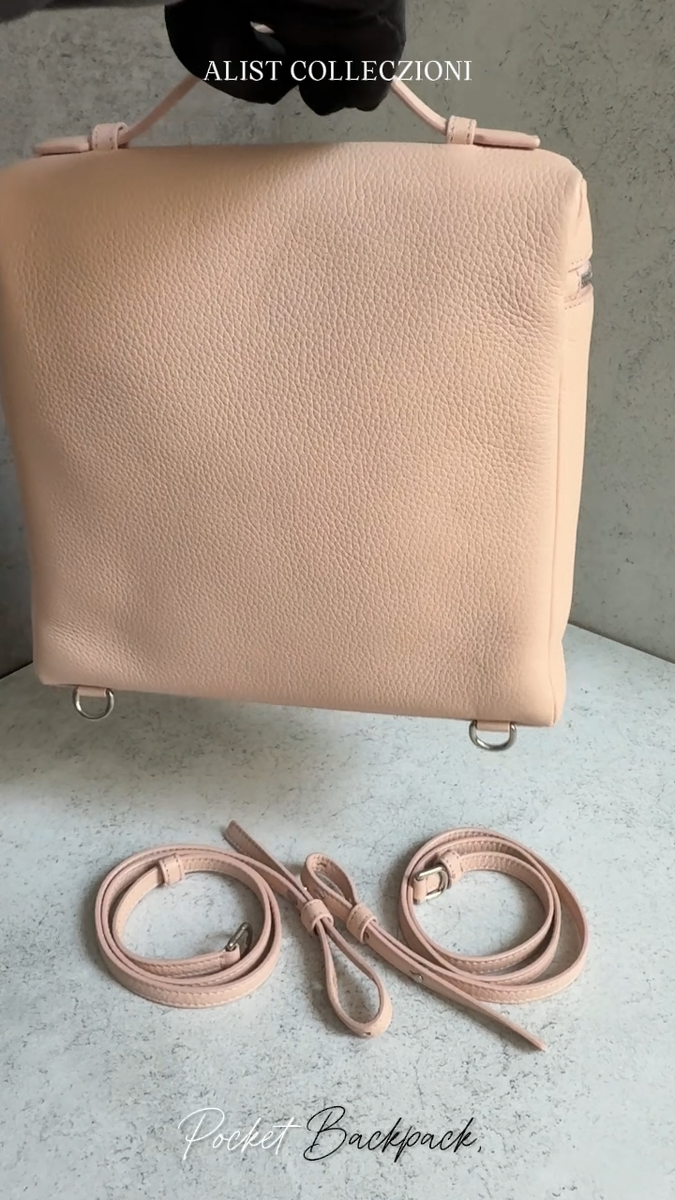 BNIB Loro Piana Extra Pocket backpack L23.5 in Candoglia Marble