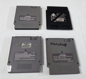 T-124 VINTAGE NINTENDO NES LOT TOP GUN, TOOBIN, DONKEY KONG, INDIANA JONES