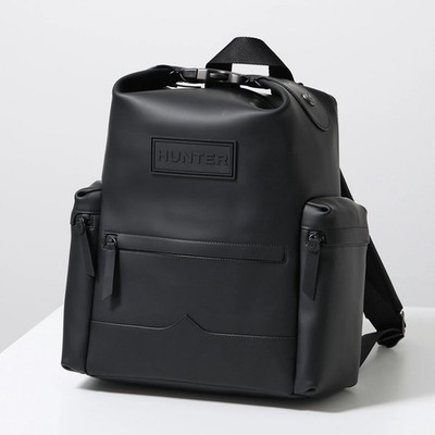 HUNTER Original Medium Top Clip Backpack Women's Rubber Leather