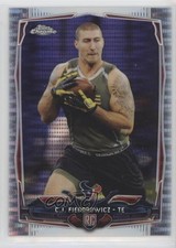 2014 Topps Chrome Pulsar Refractor CJ Fiedorowicz #131 s7f