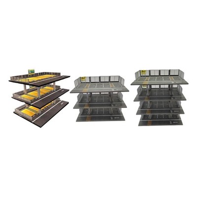 1/64 Diecast Modellauto Vitrine Schreibtisch Dekor Layout Hintergrund Schaukasten