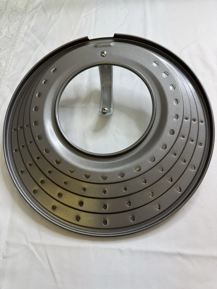 Metal Gray Splatter Screen 12” Hot Grease Cooking Screen for Frying Pan Skillet - Image 2 of 3