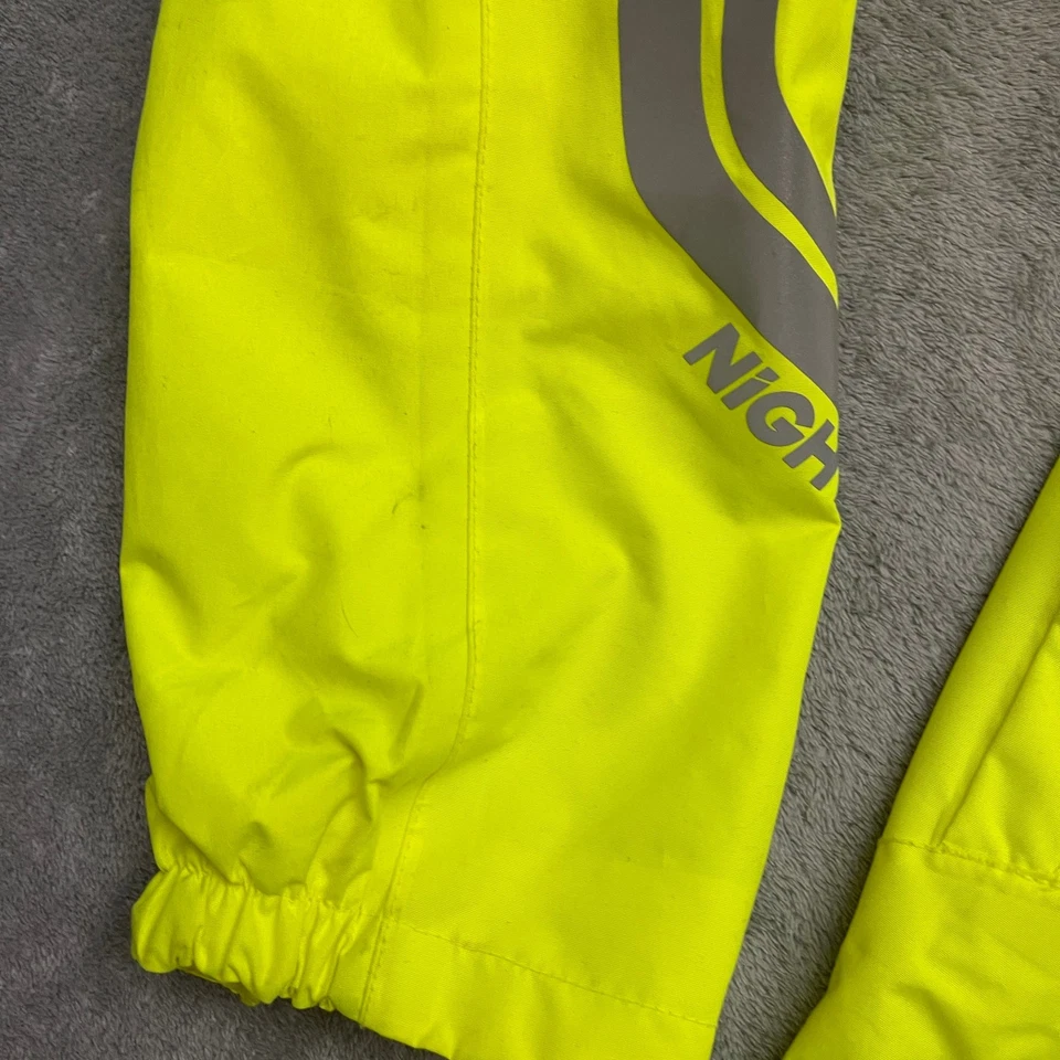 Chaqueta ALTURA Para Hombre Alta Visibilidad Amarilla Visión Nocturna Ciclismo Reflectante Cremallera Completa XXL Foto 3 de 4