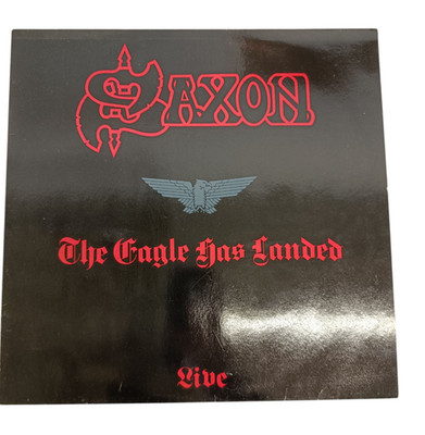 Saxon The Eagle Has Landed Live Vinyl LP Schallplatte 1982 Carrere 2934147
