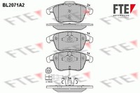 FTE Bremsbelagsatz, Scheibenbremse 9010655 FüR Audi Borgward Seat VW