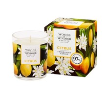 Image of Woods of Windsor Fragranced Candle Citrus Fragrance 97% Naturally Derived 150g