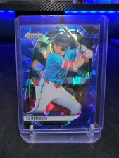 2025 Panini Prizm - PJ Morlando, PJ Morlando #173 Blue Ice Prizm (RC)