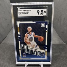2020-21 Donruss Optic #13 STEPHEN CURRY ELITE DOMINATORS SGC 9.5