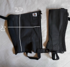 Reitletten  Mini Chaps Kindergröße gebraucht gut Weite 23cm Höhe 27cm